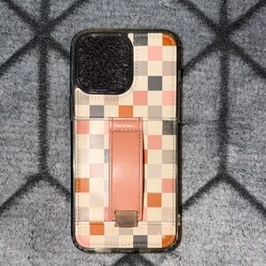 Walli Checkered Phone Case with Stand